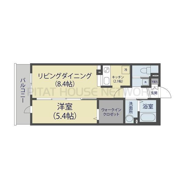 反転の間取り