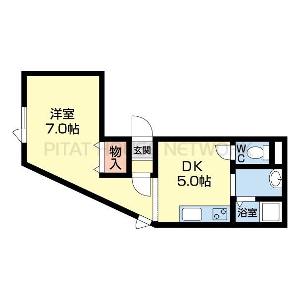 左のお部屋です