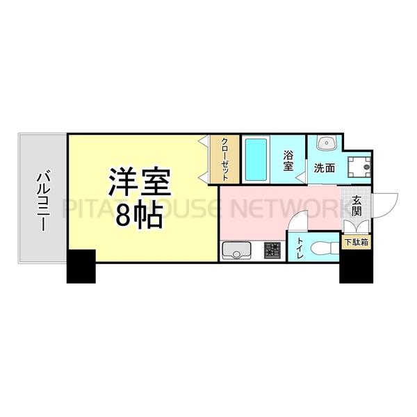 ピタットハウス 北九州市小倉北区神岳マンション 1k 4階 香春口三萩野駅の賃貸情報 l