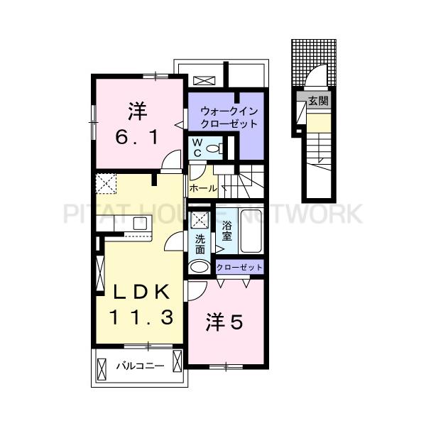 シエン フルール ａ 島根県松江市西浜佐陀町 2ldk 2階 松江ｅガーデン前駅の賃貸情報 Aka ピタットハウス
