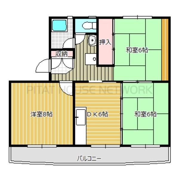 コーポさわだ 間取り図写真 間取図