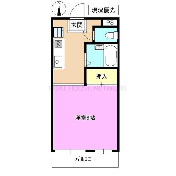 室内写真は別のお部屋です　現況優先