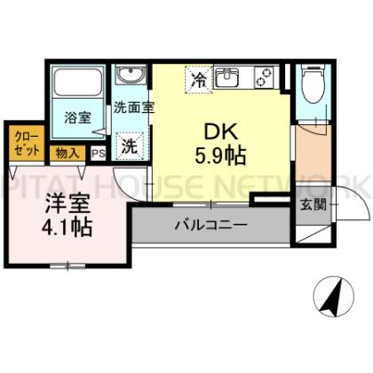 メルシー芙蓉１０ 間取り図写真