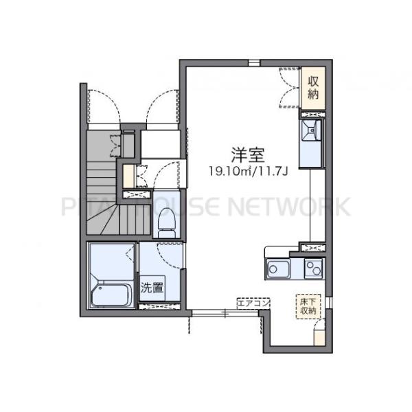 代表的な間取のため実際の間取とは異なる場