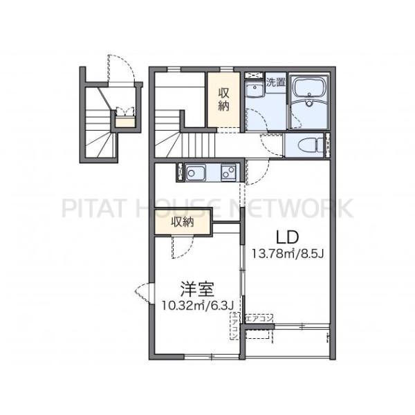 代表的な間取のため実際の間取とは異なる場