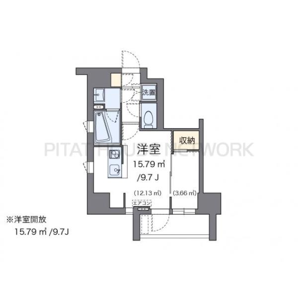 代表的な間取のため実際の間取とは異なる場