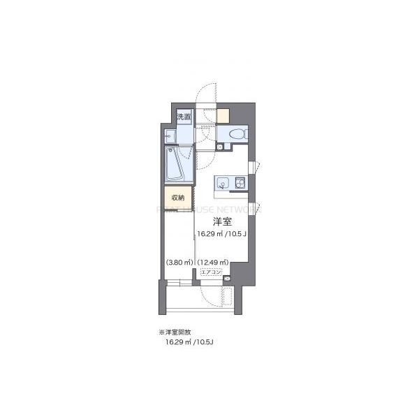 代表的な間取のため実際の間取とは異なる場