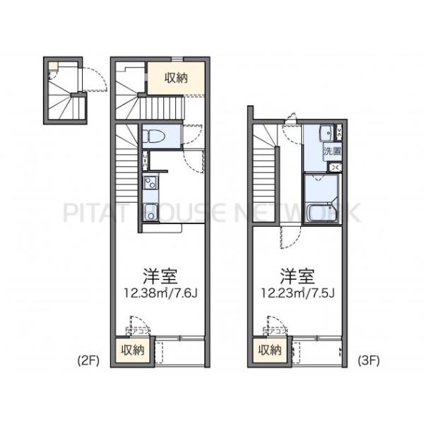 代表的な間取のため実際の間取とは異なる場