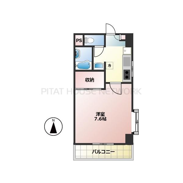 物件の間取図です。