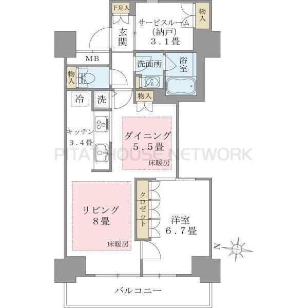 間取図(平面図)
