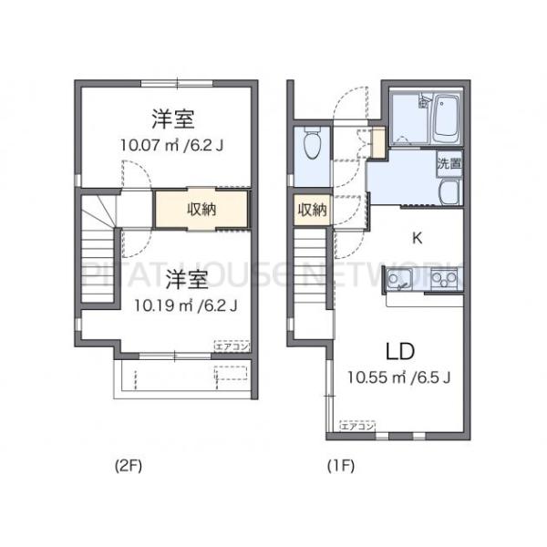 代表的な間取のため実際の間取とは異なる場