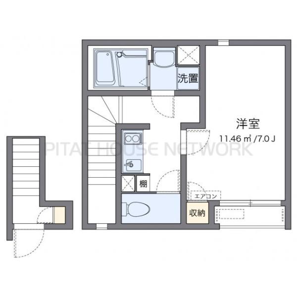 代表的な間取のため実際の間取とは異なる場