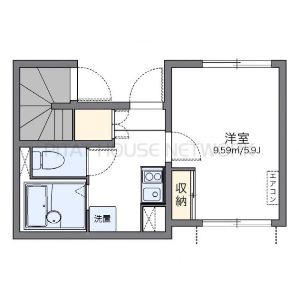 代表的な間取のため実際の間取とは異なる場