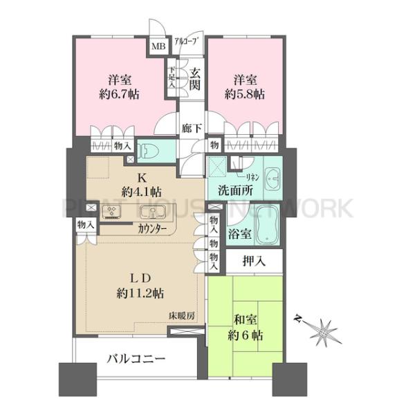 間取図(平面図)