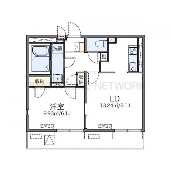 代表的な間取のため実際の間取とは異なる場