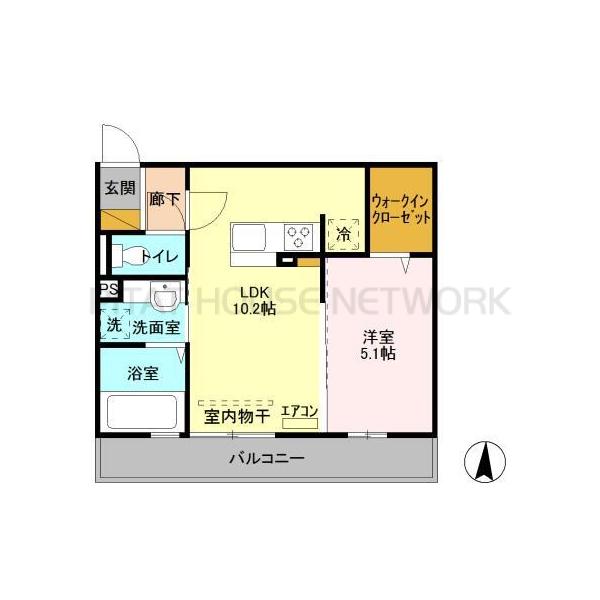 同物件・同タイプ・間取り反転のお部屋写真