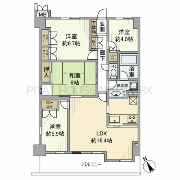 間取図(平面図)
