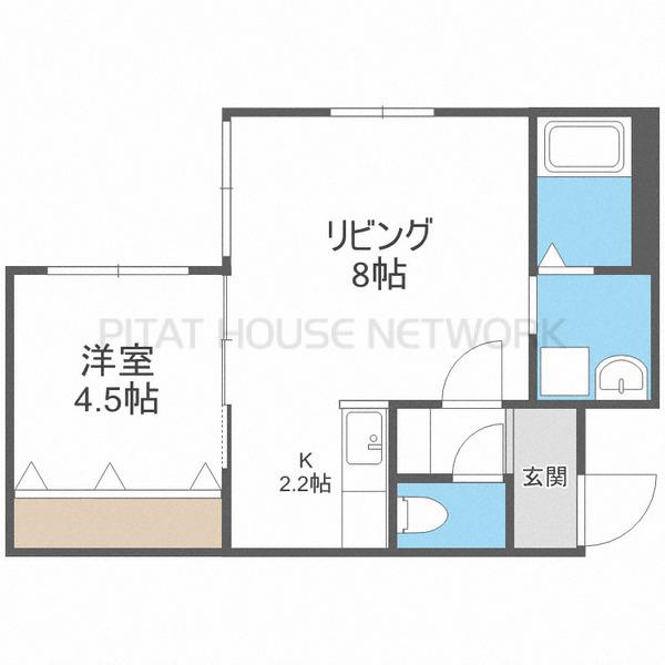 ピタットハウス プレシェルト札幌苗穂 1ldk 3階 苗穂駅の賃貸情報 Aeh