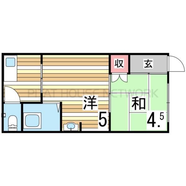 あけぼの荘 間取り図写真 間取図(平面図)