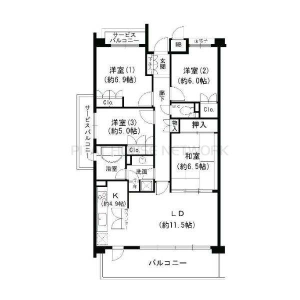 間取図(平面図)