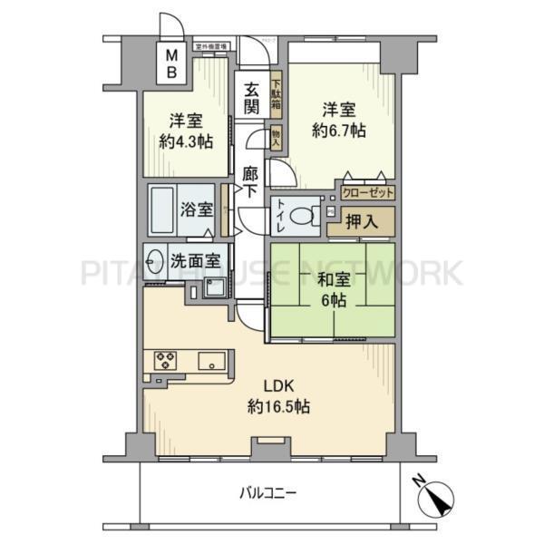 間取図(平面図)