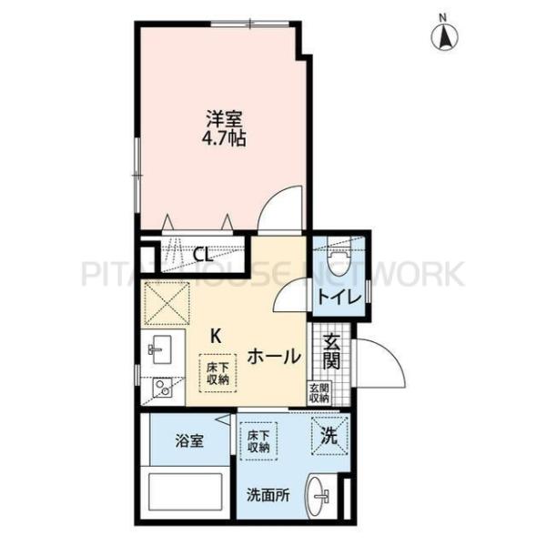 ペット相談可の１Ｋ