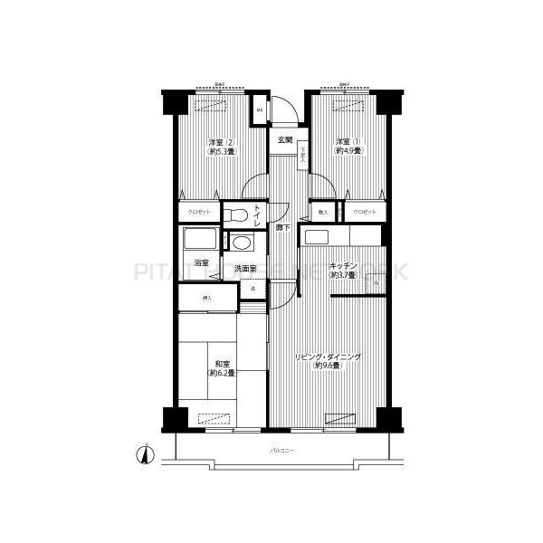 住環境良好のお部屋