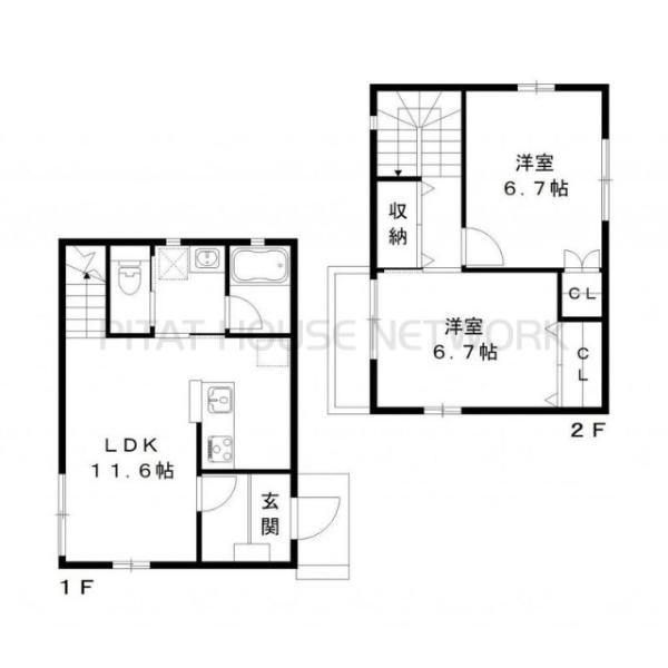 広々リビングの間取り