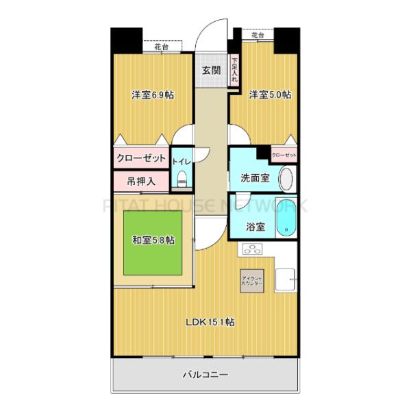 間取りと現況が異なる場合は現況優先