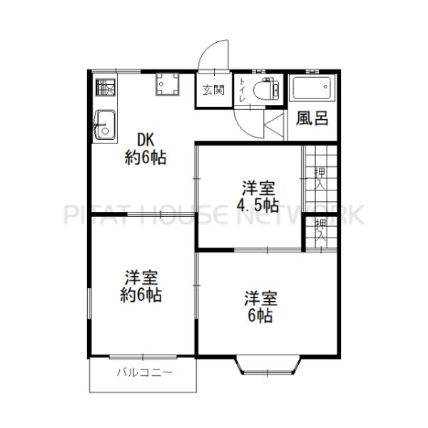 3部屋あるので広く使えますね