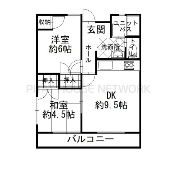 トイレ、洗面所が独立タイプ！