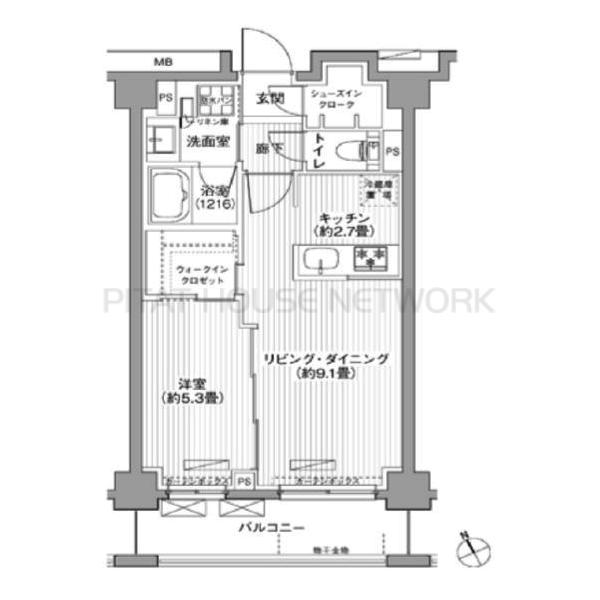 メゾンカルム市谷仲之町
