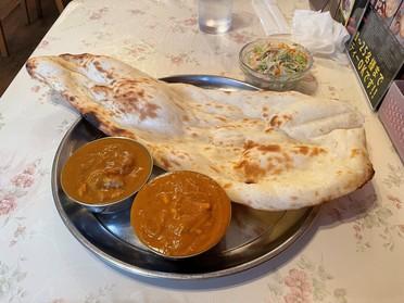 日替わりカレーとチキンカレーセット